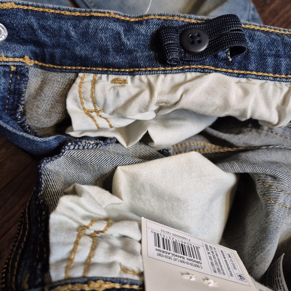 Cat & Jack Kids Blue Straight Leg Jeans-Size 8 - Picture 13 of 14